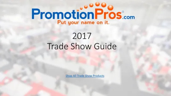 Trade Show Guide 2017