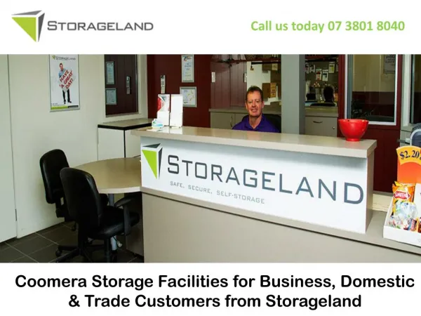 Coomera Storage Facilities for Business, Domestic & Trade Customers from Storageland