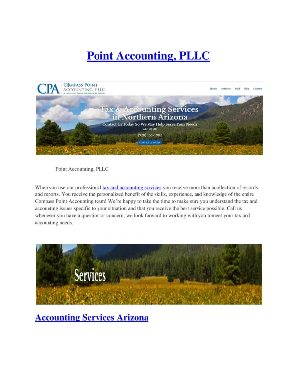 Accounting Services Arizona