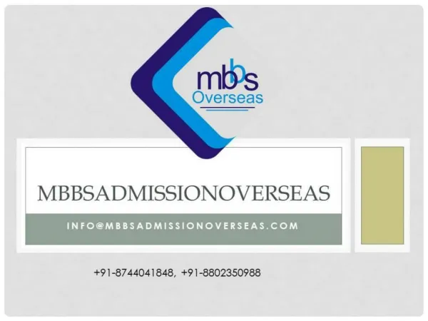 MBBS from Russia | MBBSAdmissionOverseas
