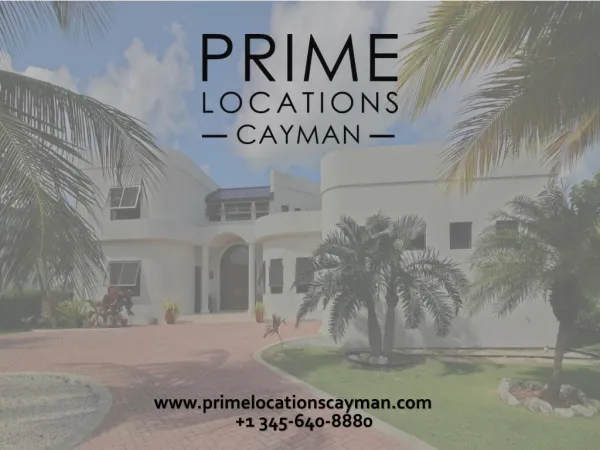 Looking for Cayman Islands real estate for sale? Here it is.