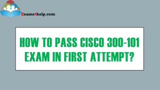 300-101 Practice Test Dumps - slide 1