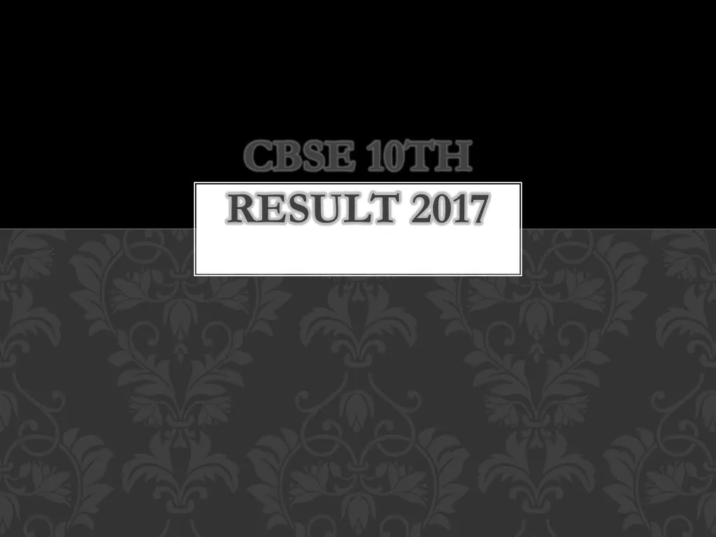cbse 10th result 2017