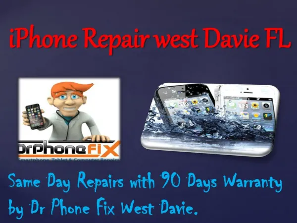 iPhone Repair west Davie FL