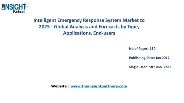 Market Research on Intelligent Emergency Response System Market 2025|The Insight Partners
