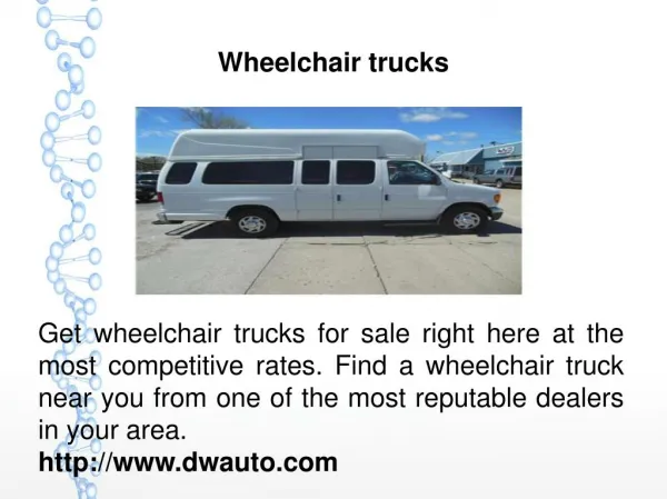 Wheelchair trucks