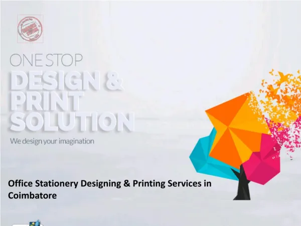 Office Stationery Designing & Printing Services in Coimbatore
