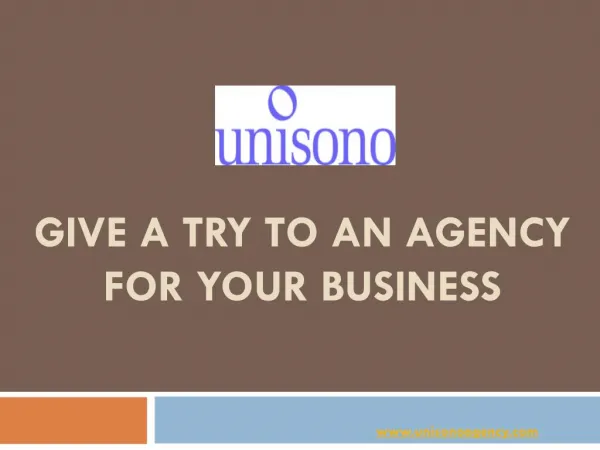 Give a Try to an Agency for Your Business