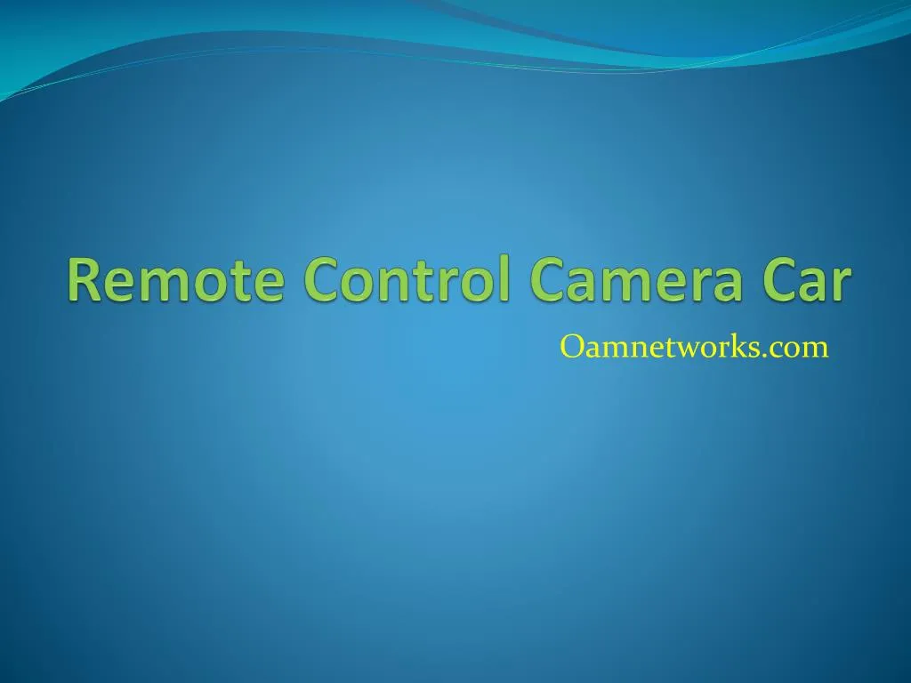 remote control camera car