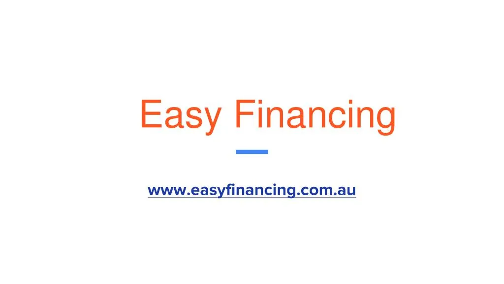easy financing
