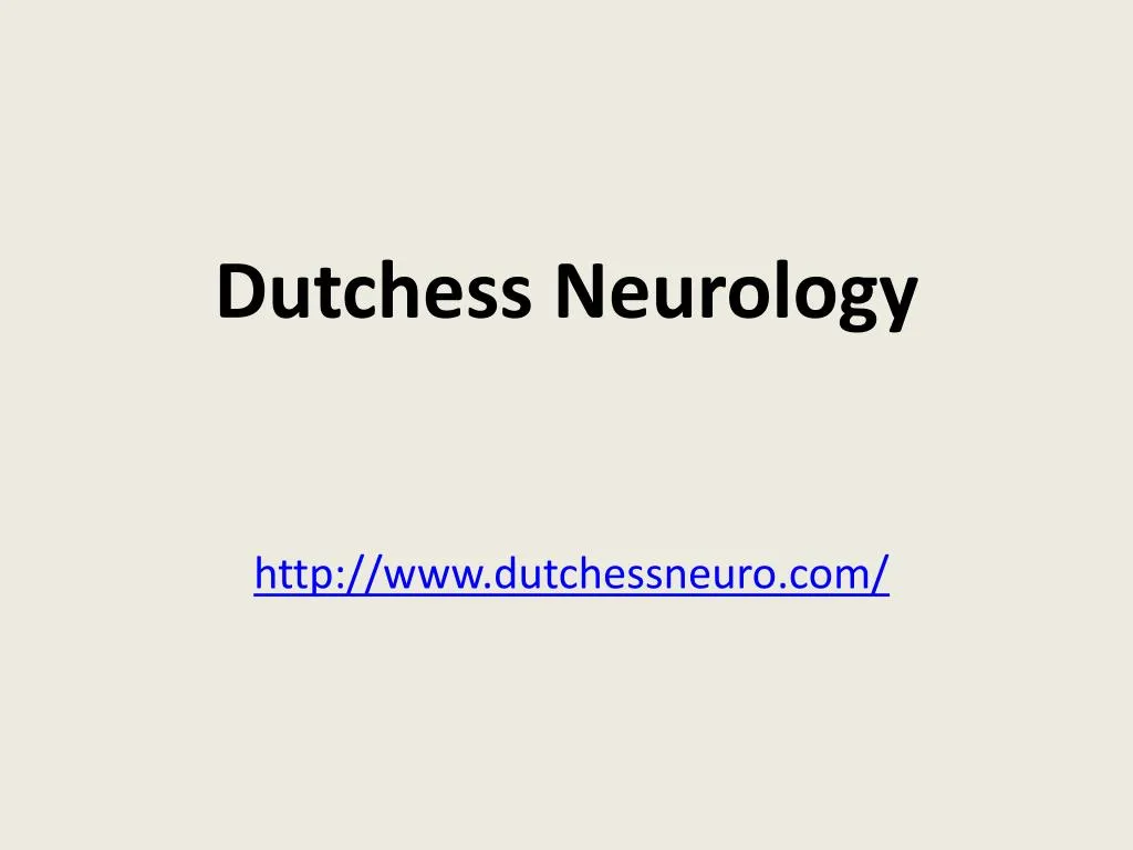 dutchess neurology