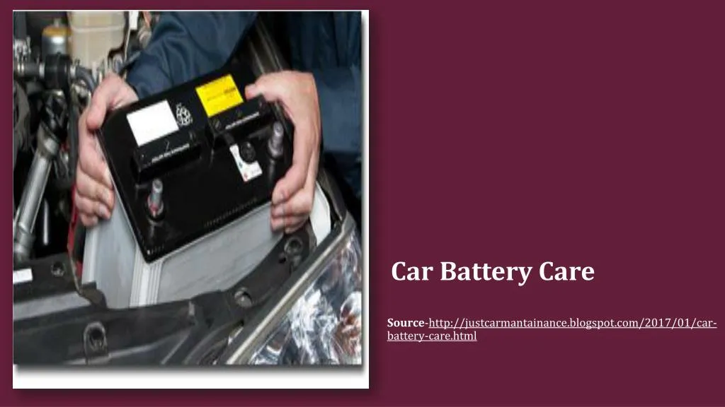 Car Battery Care
