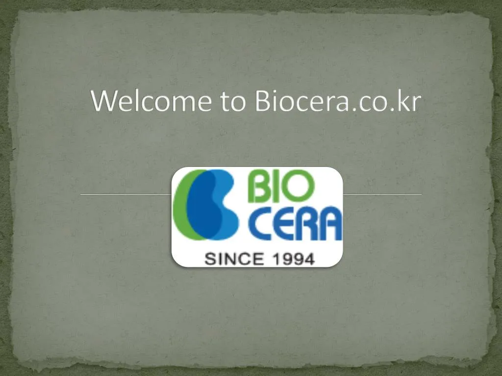 welcome to biocera co kr