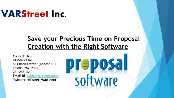 Save your Precious Time on Proposal Creation with the Right Software