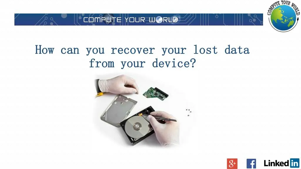 how can you recover your lost data from your device