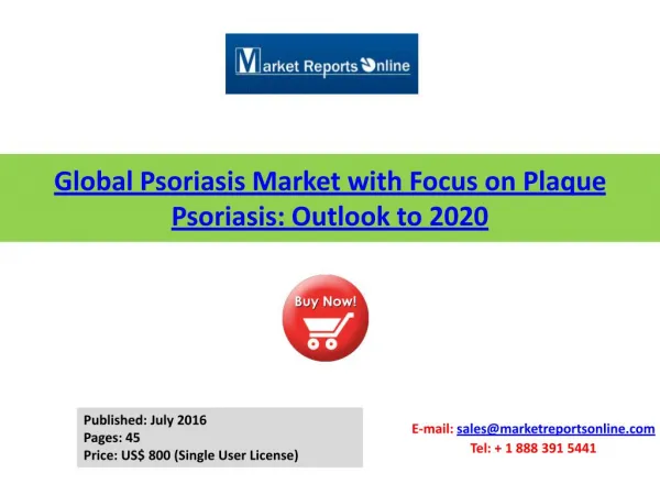 2020 Psoriasis Market with Focus on Plaque Psoriasis