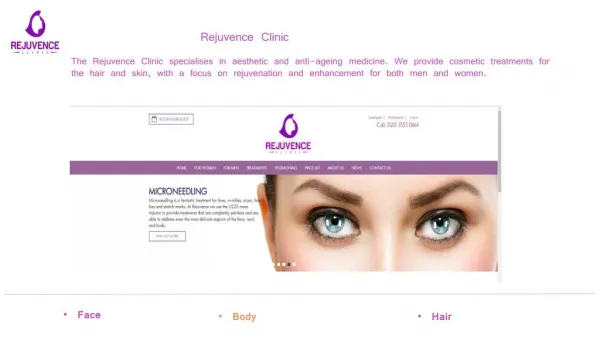 Rejuvence Clinic - Anti Ageing Clinic in London | Luton