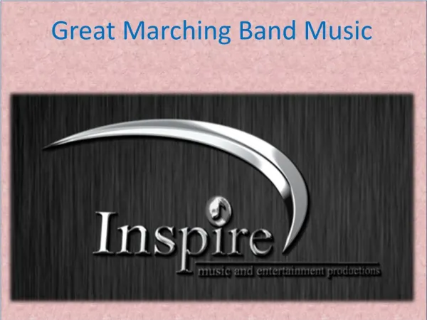 Marching Band Music and Shows