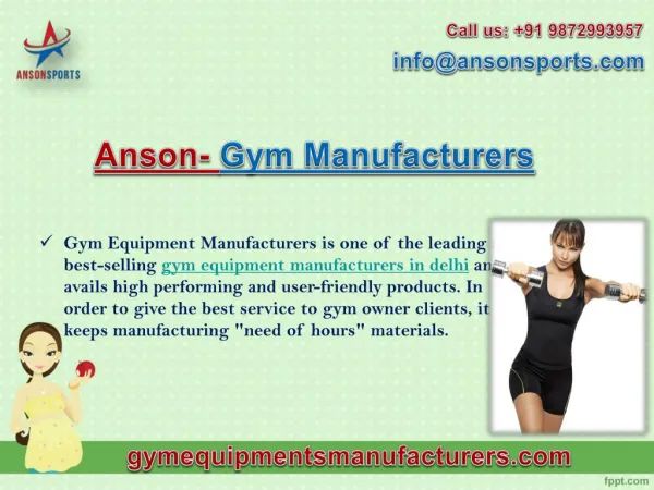 Gym Equipment Manufacturers in Delhi Offers High Performing Fitness Products