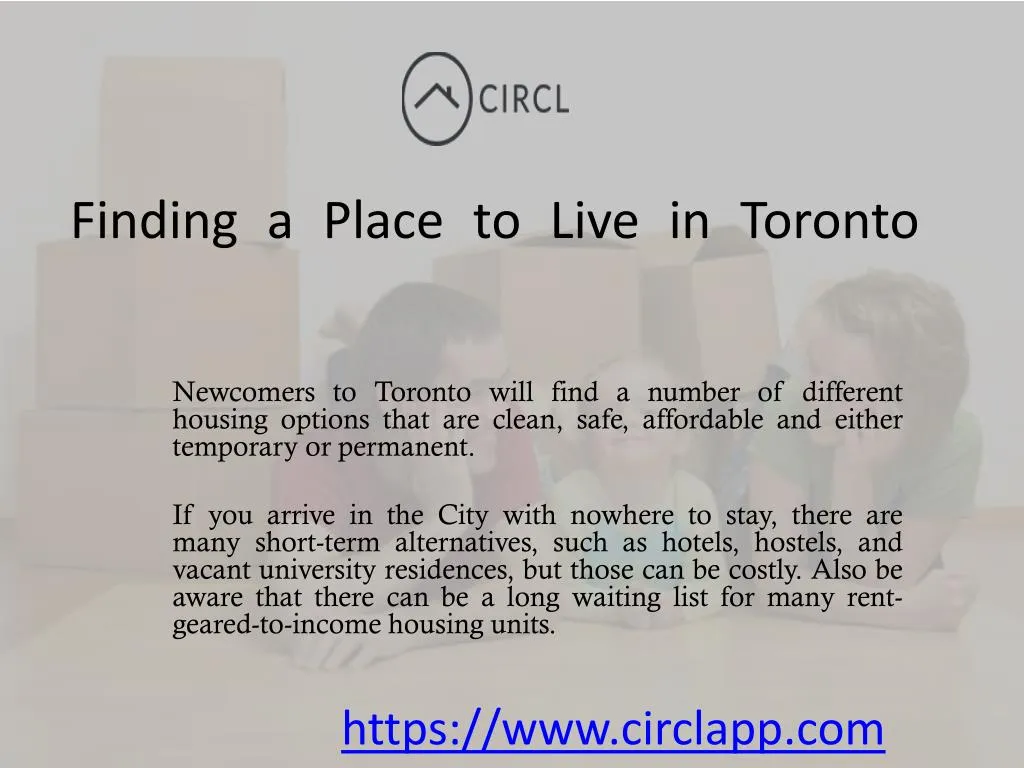 finding a place to live in toronto