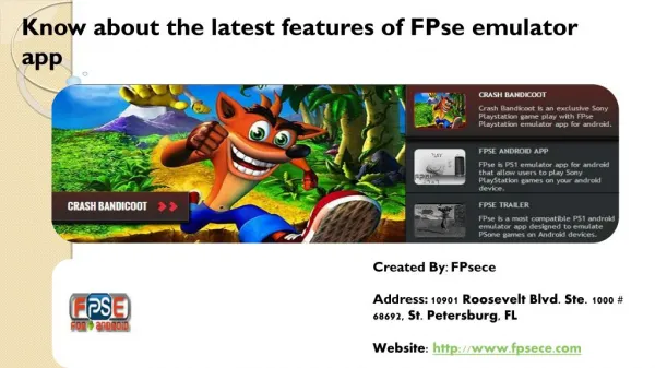 Know about the latest features of FPse Emulator App