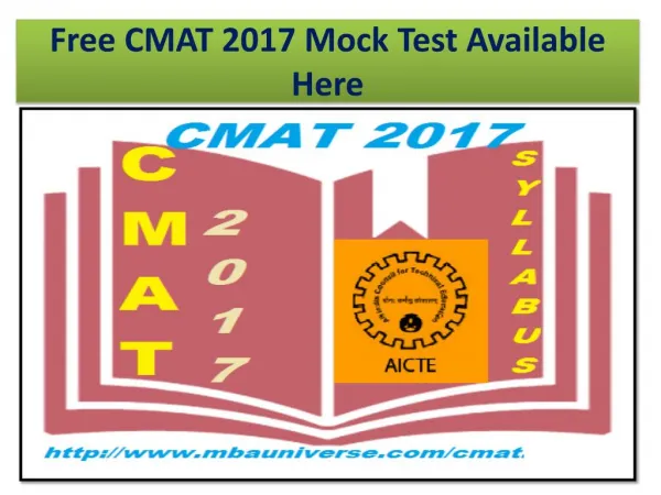 Free CMAT 2017 Mock Test Available Here