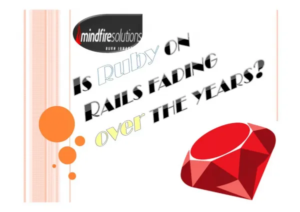 Is Ruby on Rails fading over the years?