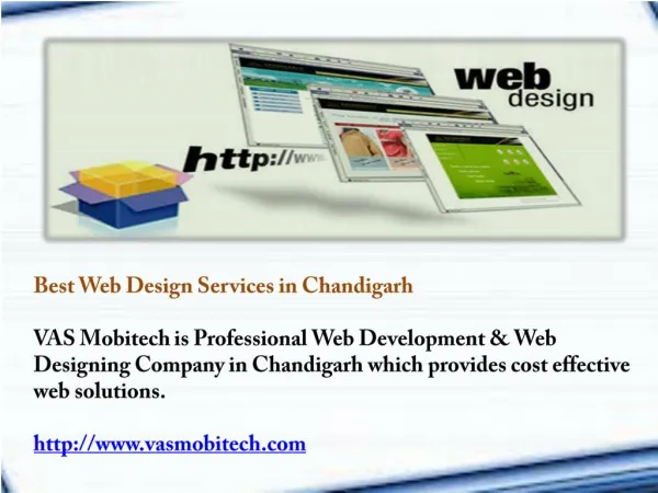Professional Web Designing Company in Chandigarh