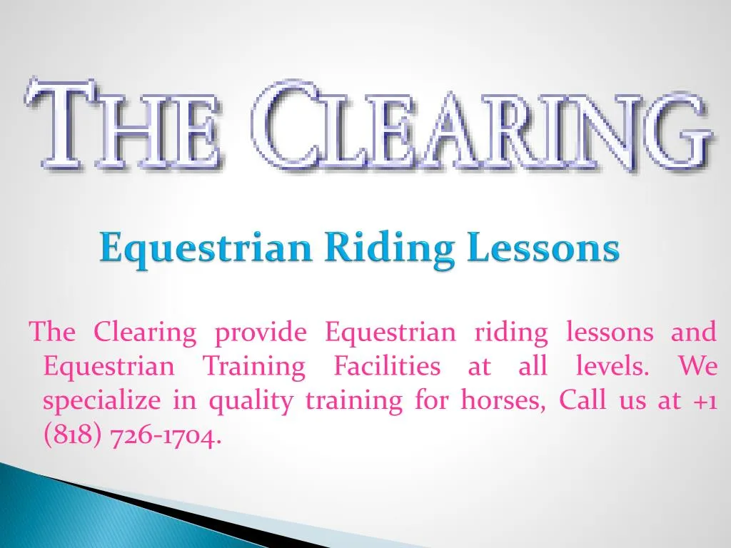equestrian riding lessons