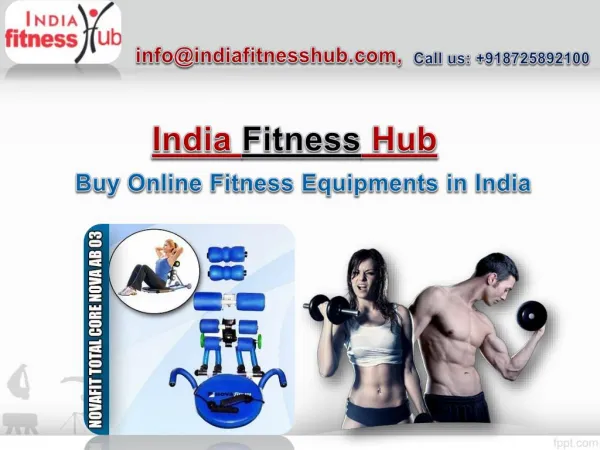 India Fitness Hub Offers Gym Equipment in Remarkable Price