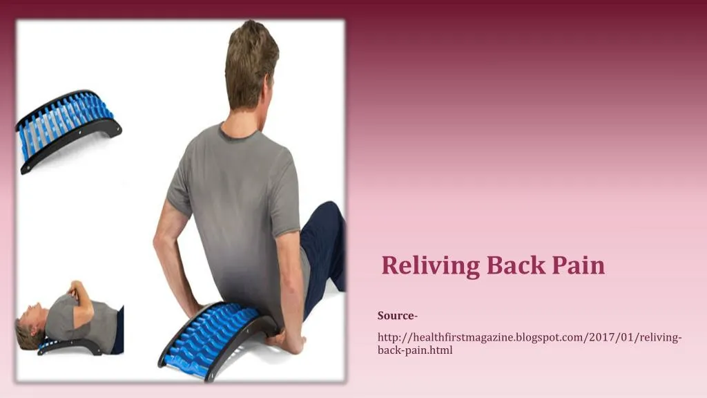 reliving back pain