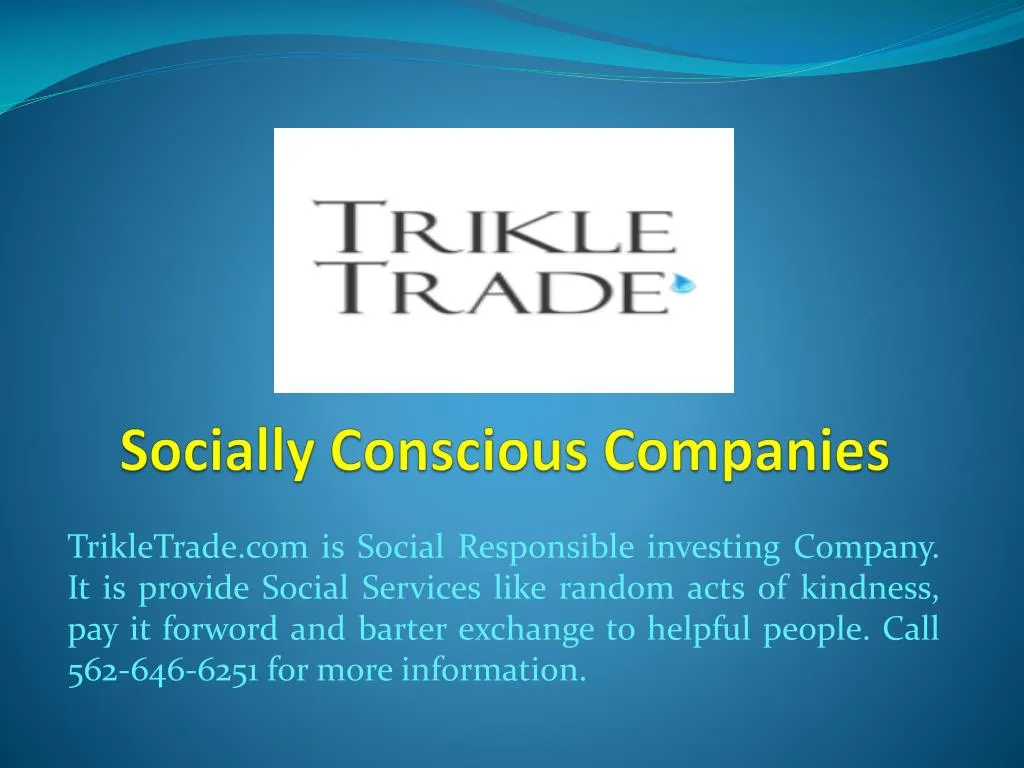 socially conscious companies