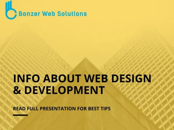 Info About Web Design and Development