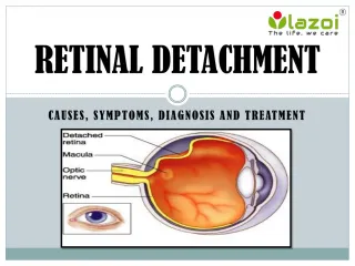 Retinal Detachment: Causes, Symptoms, Diagnosis and Treatment. - slide 1