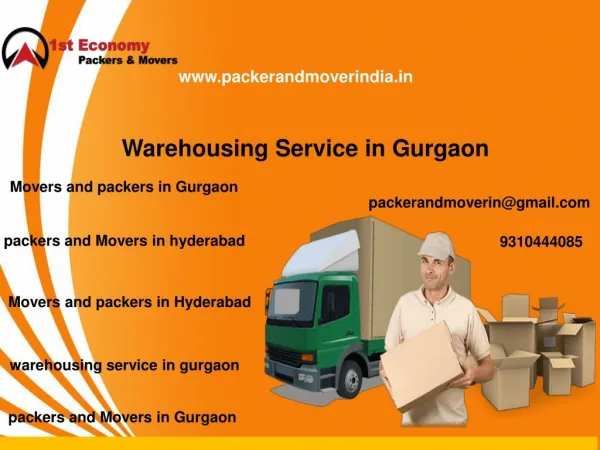 Well-Guarded Warehousing Service in Gurgaon