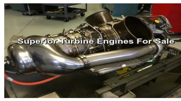 Highly Efficient Turbine Engines For Sale