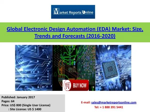 Global Electronic Design Automation Market Growth Analysis and 2020 Forecasts