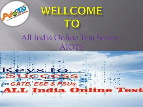 Online Test Series | Test Series For Gate
