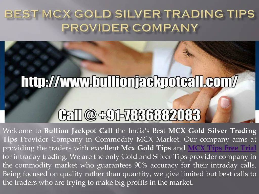 best mcx gold silver trading tips provider company