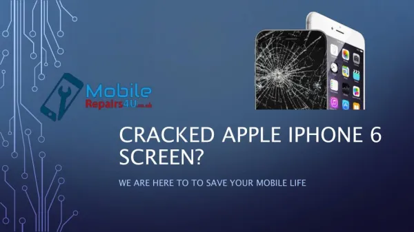 Best Apple iPhone 6 broken screen, camera and battery Repair Services
