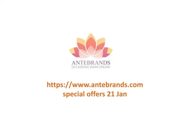 www.antebrands.com special offers 21 Jan
