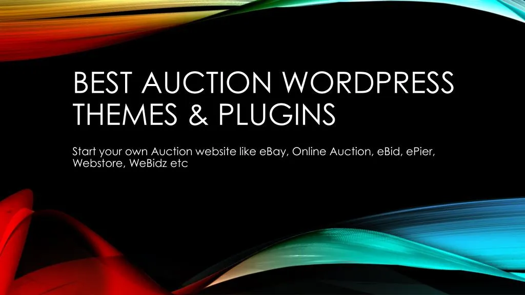 best auction wordpress themes plugins