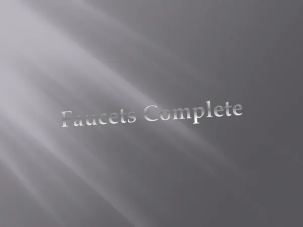 faucetscomplete