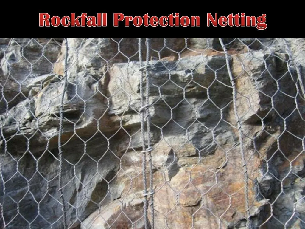 rockfall protection netting