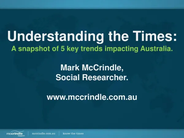 5 Key Trends Redefining Australia