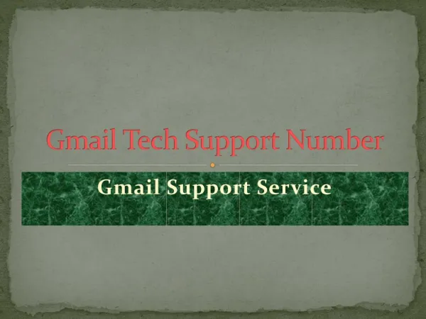 Gmail Technical Support Number 1-844-209-3224 US