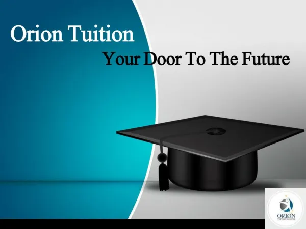Orion Tuition Centre – Best Choice for H2 Maths and Physics Tuition