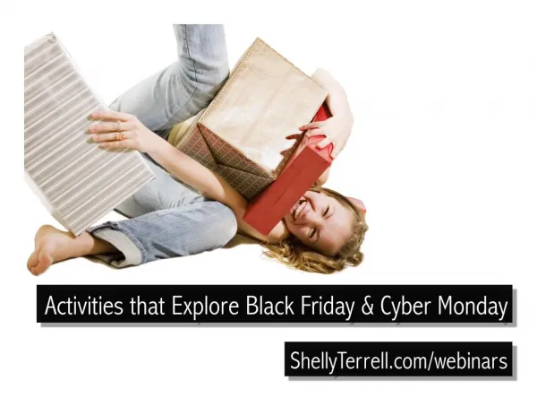 Activities & Lesson Ideas Exploring Black Friday and Cyber Monday