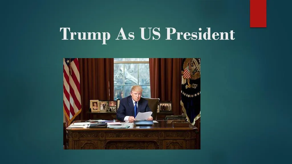 trump as us president