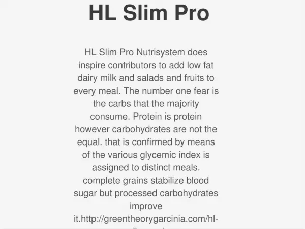 HL Slim Pro